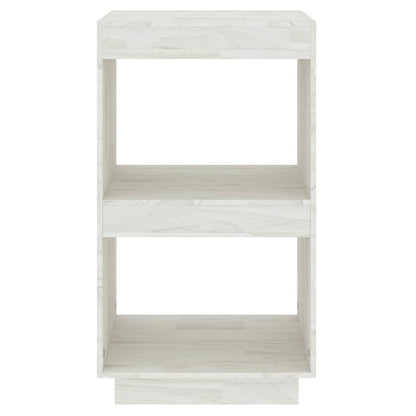 810840 vidaXL Book Cabinet White 40x35x71 cm Solid Wood Pine