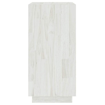 810840 vidaXL Book Cabinet White 40x35x71 cm Solid Wood Pine