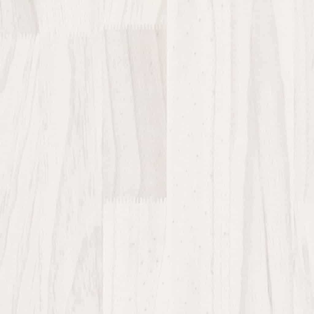 810840 vidaXL Book Cabinet White 40x35x71 cm Solid Wood Pine