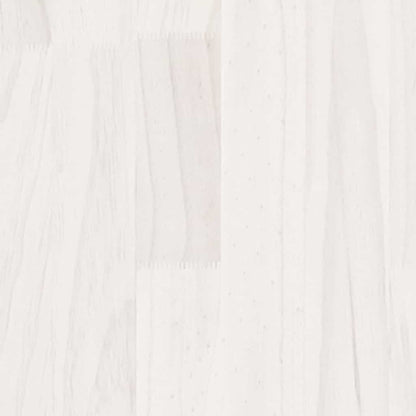 810840 vidaXL Book Cabinet White 40x35x71 cm Solid Wood Pine