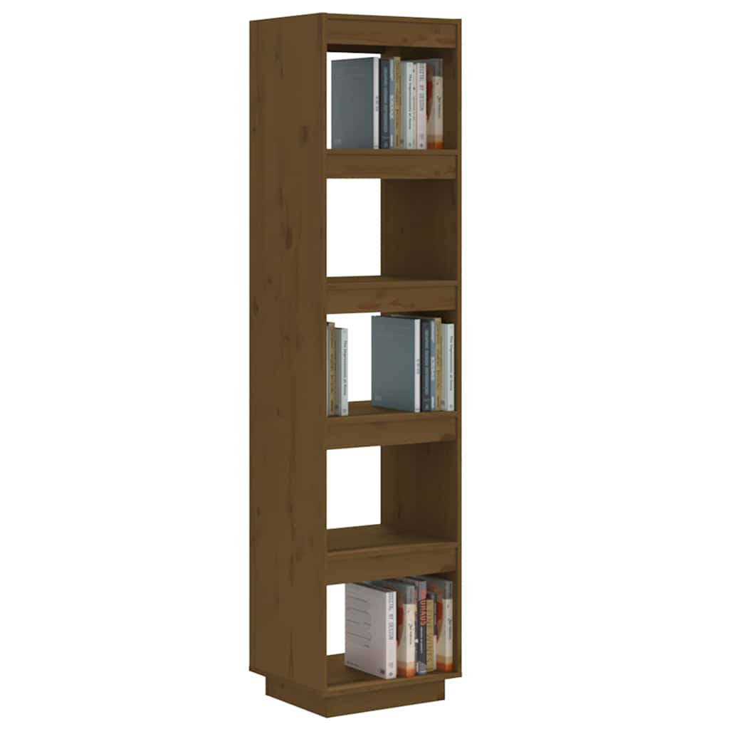 vidaXL Book Cabinet/Room Divider Honey Brown 40x35x167 cm