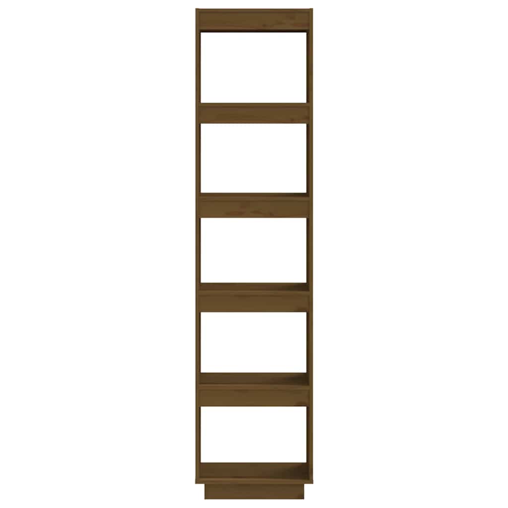 vidaXL Book Cabinet/Room Divider Honey Brown 40x35x167 cm