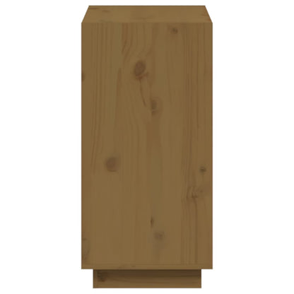 vidaXL Book Cabinet Honey Brown 60x35x71 cm Solid Wood Pine