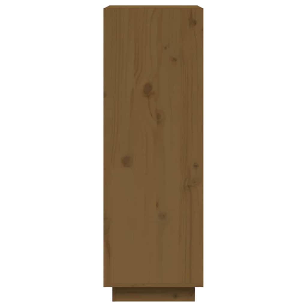 vidaXL Book Cabinet/Room Divider Honey Brown 60x35x103 cm Solid Wood Pine