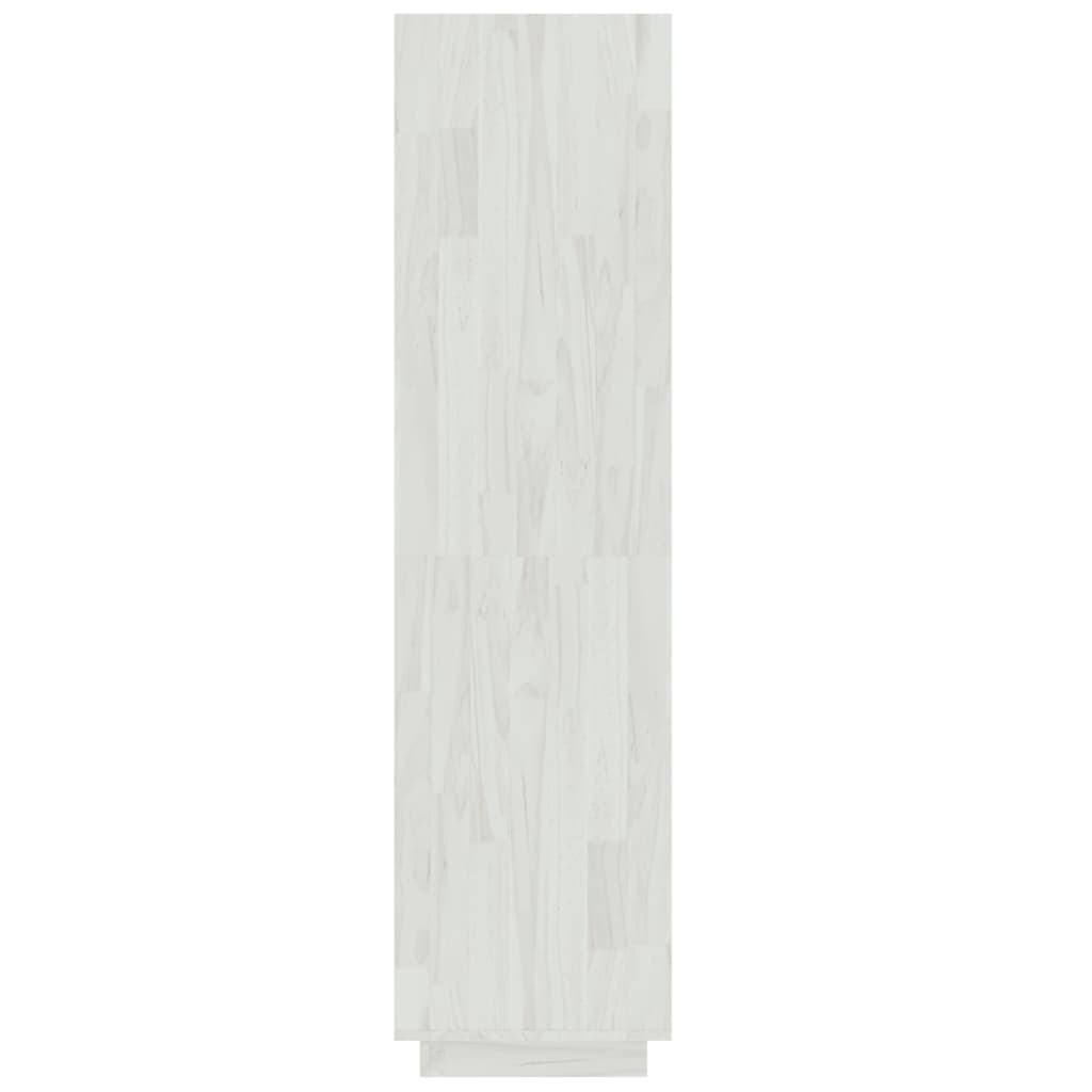 vidaXL Book Cabinet/Room Divider White 60x35x135 cm Solid Pinewood