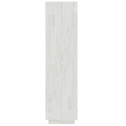 vidaXL Book Cabinet/Room Divider White 60x35x135 cm Solid Pinewood