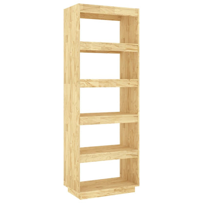 vidaXL Book Cabinet/Room Divider 60x35x167 cm Solid Pinewood