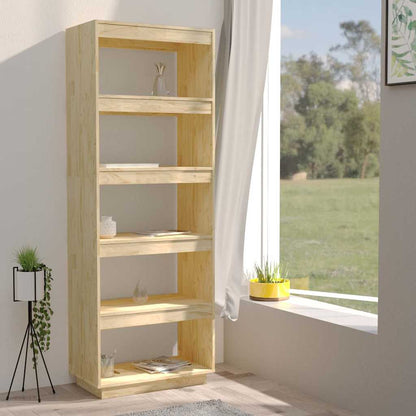 vidaXL Book Cabinet/Room Divider 60x35x167 cm Solid Wood Pine