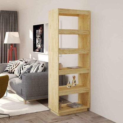 vidaXL Book Cabinet/Room Divider 60x35x167 cm Solid Wood Pine