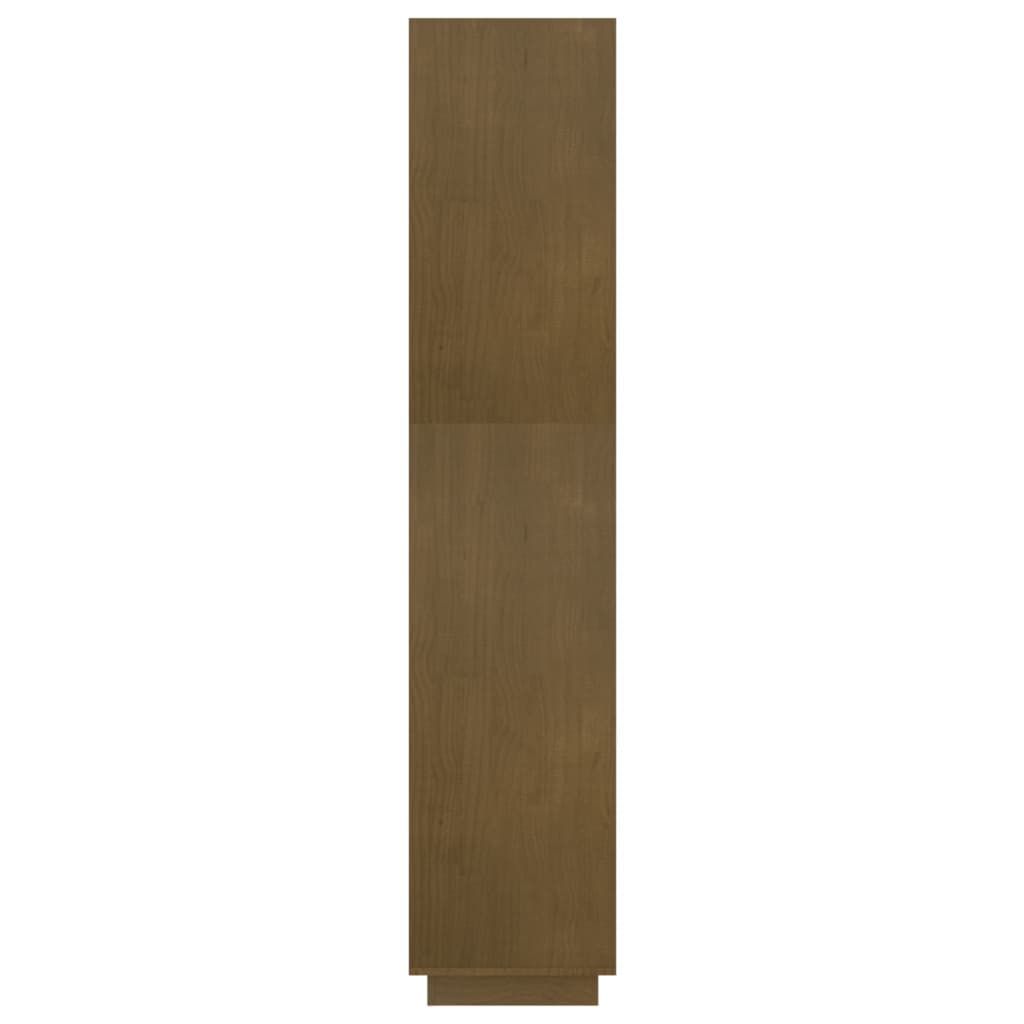 vidaXL Book Cabinet/Room Divider Honey Brown 60x35x167 cm Solid Pinewood