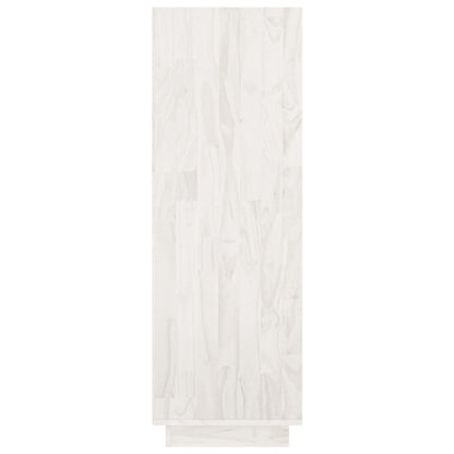 vidaXL Book Cabinet/Room Divider White 80x35x103 cm Solid Pinewood