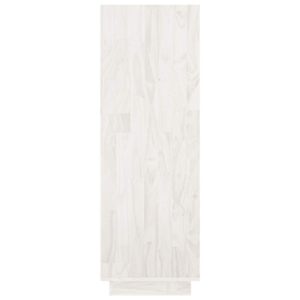 vidaXL Book Cabinet/Room Divider White 80x35x103 cm Solid Wood Pine