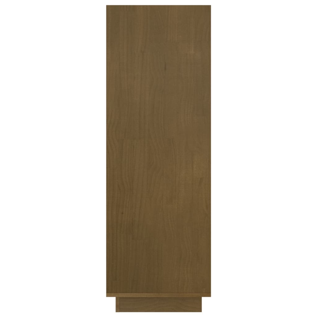 vidaXL Book Cabinet/Room Divider Honey Brown 80x35x103 cm Solid Pinewood