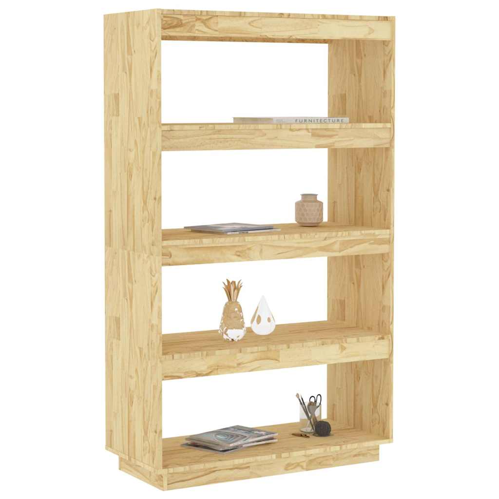 vidaXL Book Cabinet/Room Divider 80x35x135 cm Solid Wood Pine