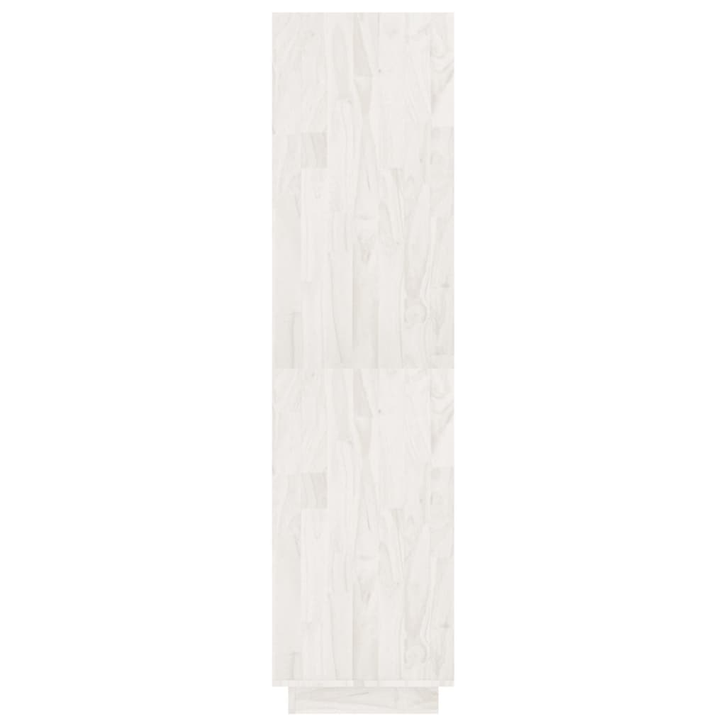 vidaXL Book Cabinet/Room Divider White 80x35x135 cm Solid Pinewood