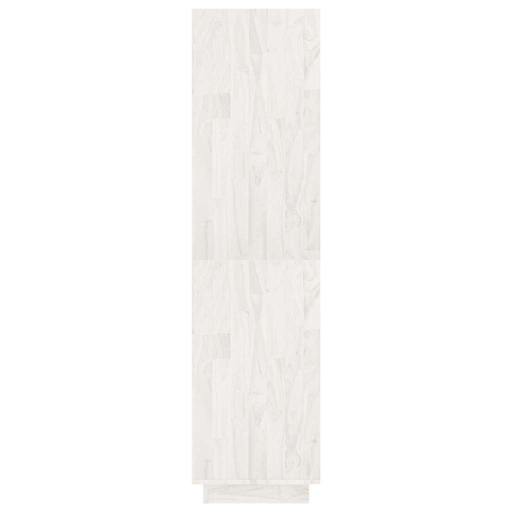 vidaXL Book Cabinet/Room Divider White 80x35x135 cm Solid Wood Pine