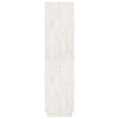 vidaXL Book Cabinet/Room Divider White 80x35x135 cm Solid Wood Pine