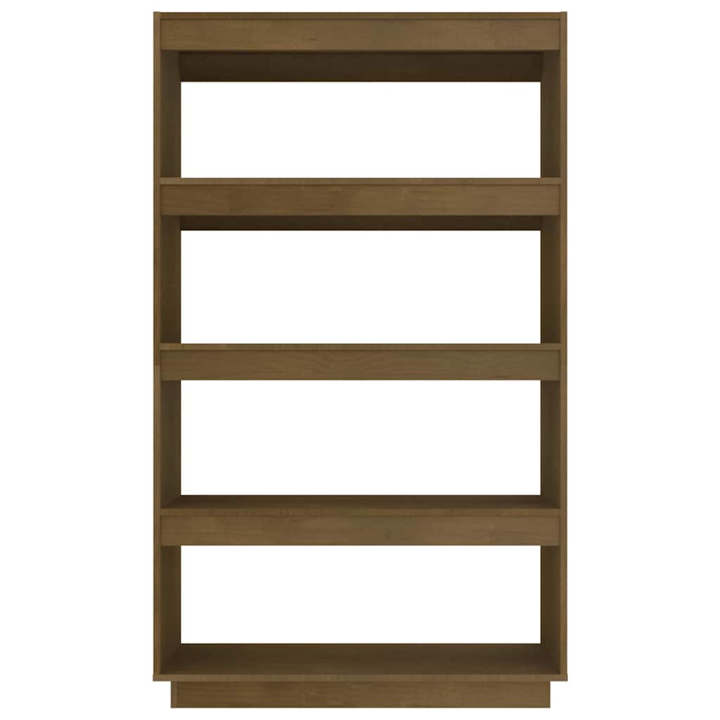 vidaXL Book Cabinet/Room Divider Honey Brown 80x35x135 cm