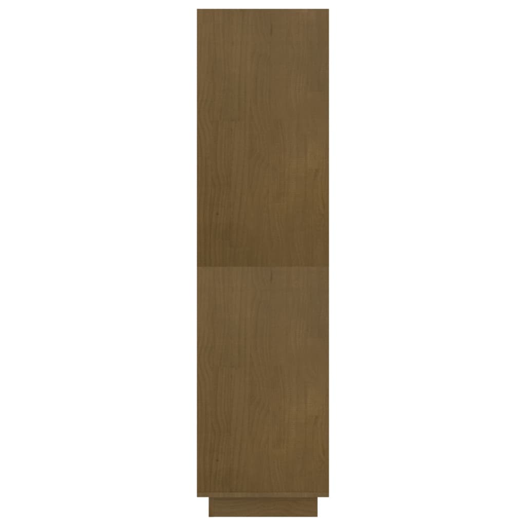 vidaXL Book Cabinet/Room Divider Honey Brown 80x35x135 cm Solid Pinewood