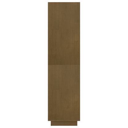 vidaXL Book Cabinet/Room Divider Honey Brown 80x35x135 cm Solid Pinewood