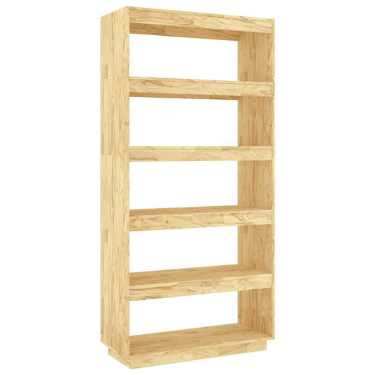vidaXL Book Cabinet/Room Divider 80x35x167 cm Solid Pinewood