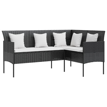 vidaXL Couch Sofa Set | Black, Cream White
