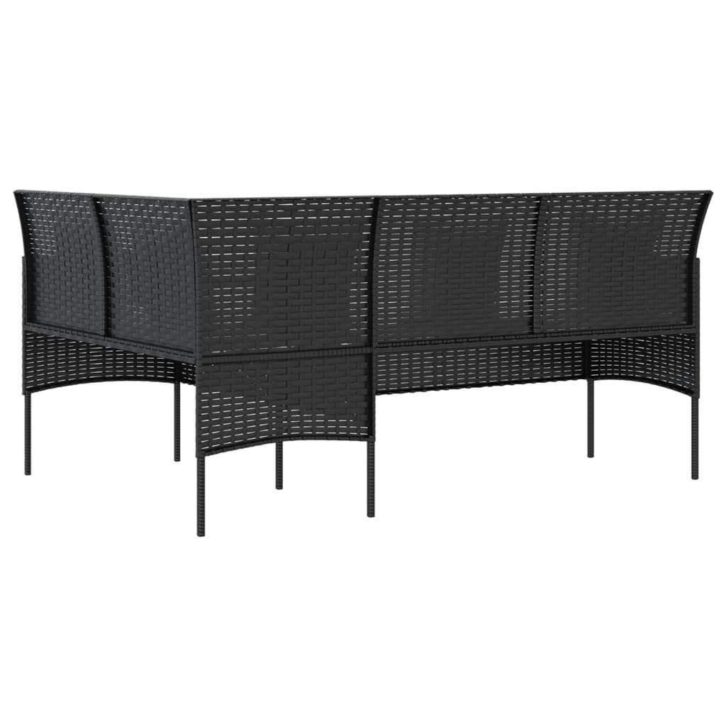 vidaXL Couch Sofa Set | Black, Cream White