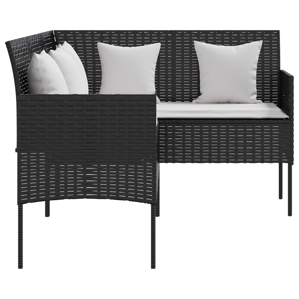 vidaXL Couch Sofa Set | Black, Cream White