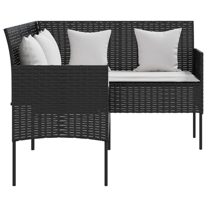 vidaXL Couch Sofa Set | Black, Cream White
