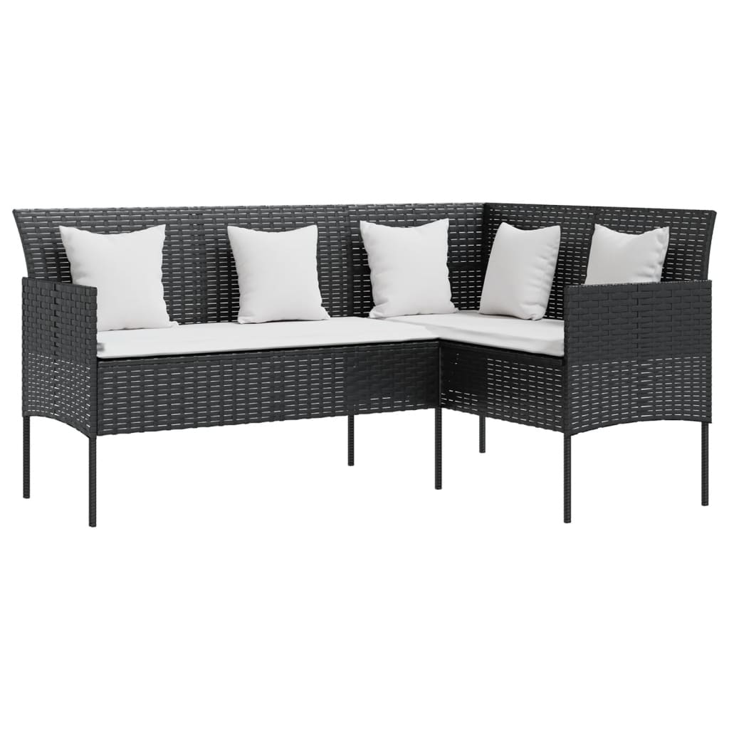 vidaXL Couch Sofa | Black, Cream White