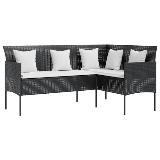 vidaXL Couch Sofa | Black, Cream White