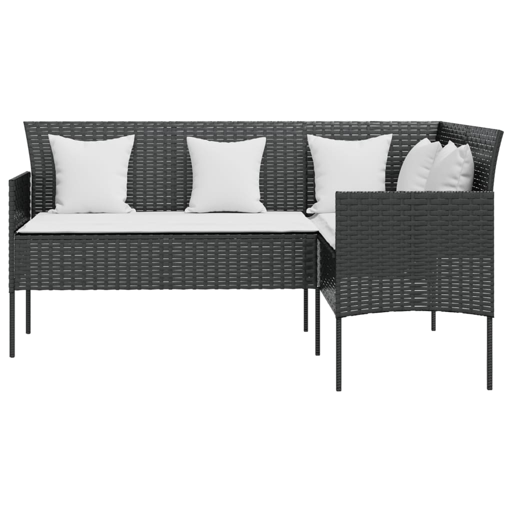 vidaXL Couch Sofa | Black, Cream White