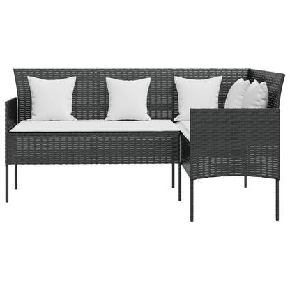 vidaXL Couch Sofa | Black, Cream White