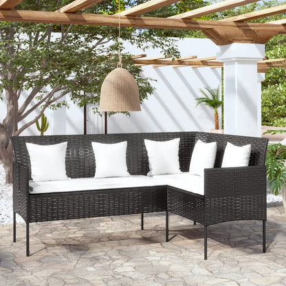 vidaXL Couch Sofa | Black, Cream White
