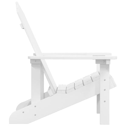 vidaXL Garden Chair | White | High Density Polyethylene (HDPE)