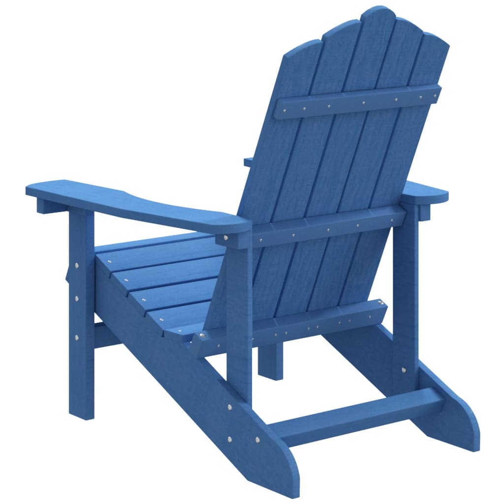 vidaXL Garden Chair | Aqua blue | High Density Polyethylene | Standard | Durable
