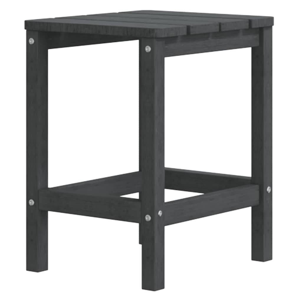 vidaXL Garden Adirondack Table Anthracite 38x38x46 cm HDPE