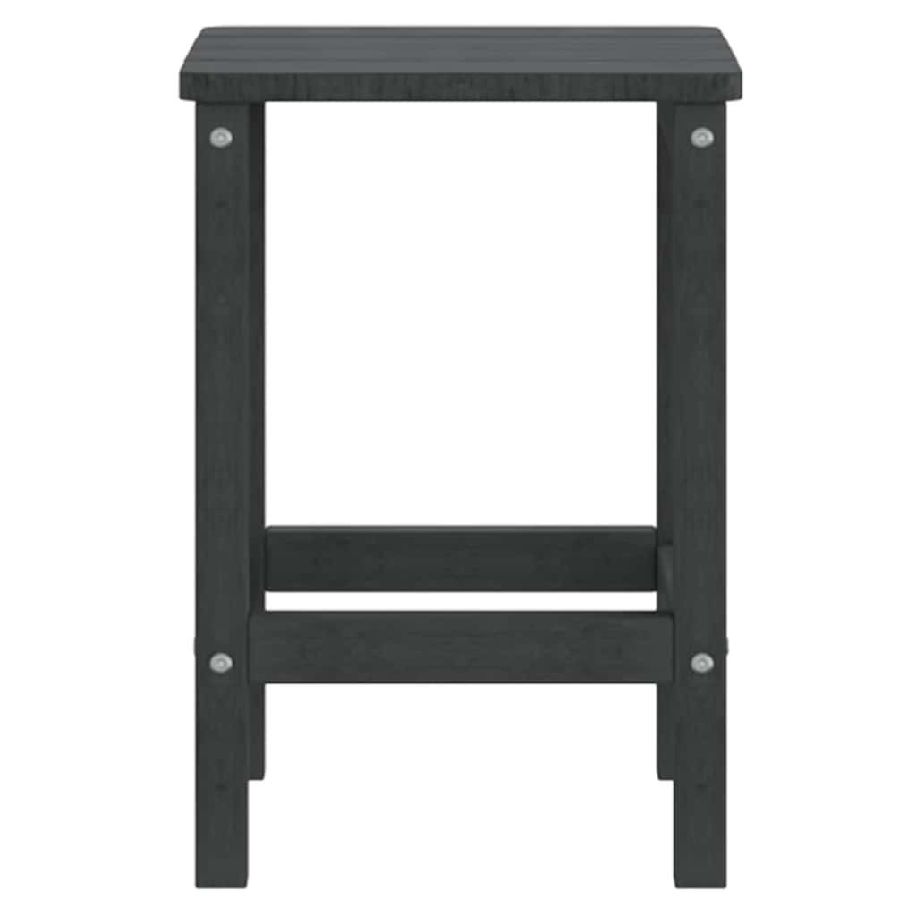 vidaXL Garden Adirondack Table Anthracite 38x38x46 cm HDPE
