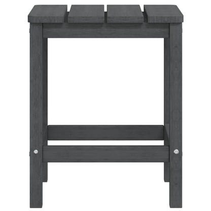vidaXL Garden Adirondack Table Anthracite 38x38x46 cm HDPE