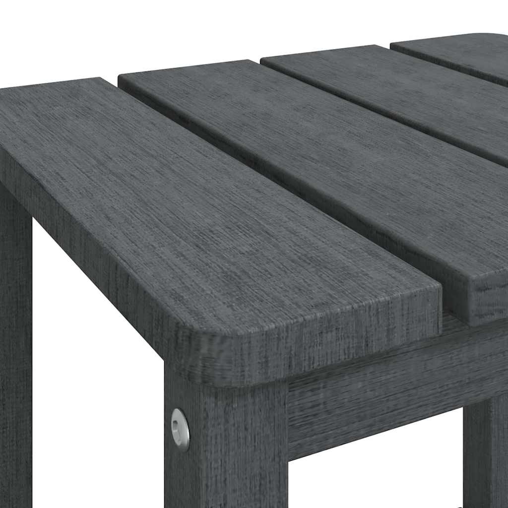 vidaXL Garden Adirondack Table Anthracite 38x38x46 cm HDPE