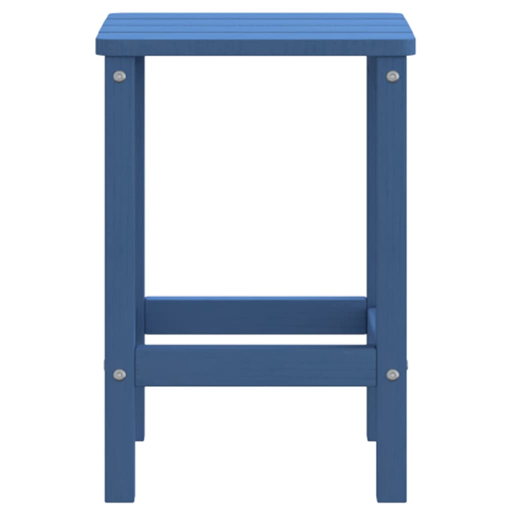 vidaXL Garden Adirondack Table Aqua Blue 38x38x46 cm HDPE