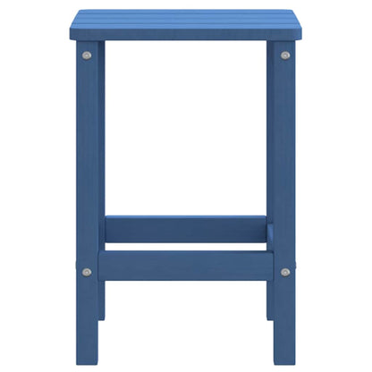 vidaXL Garden Adirondack Table Aqua Blue 38x38x46 cm HDPE