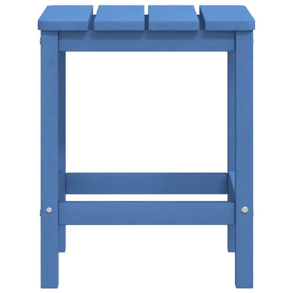 vidaXL Garden Adirondack Table Aqua Blue 38x38x46 cm HDPE