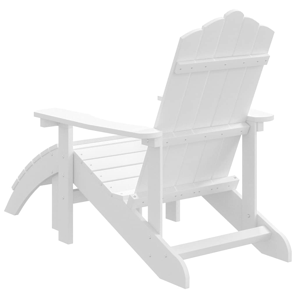 vidaXL Garden Chair | White | HDPE (High Density Polyethylene) | Standard