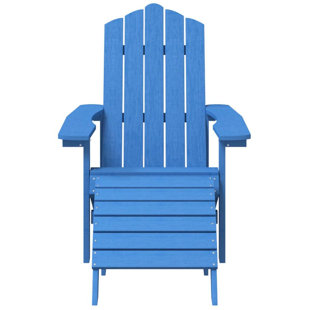 vidaXL Garden Chair | Aqua Blue | HDPE | Standard | Detachable