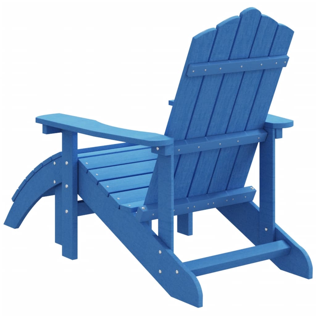 vidaXL Garden Chair | Aqua Blue | HDPE | Standard | Detachable