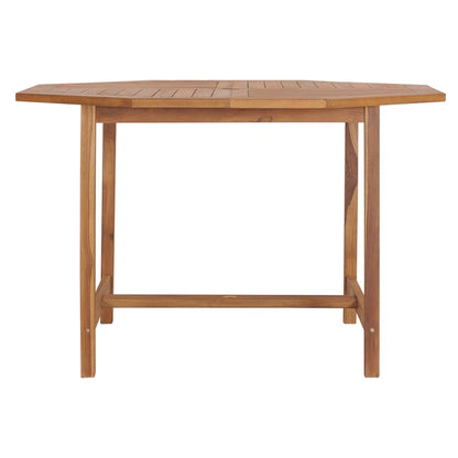 vidaXL Garden Dining Table 110x110x75 cm Solid Wood Teak