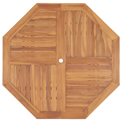 vidaXL Garden Dining Table 110x110x75 cm Solid Wood Teak