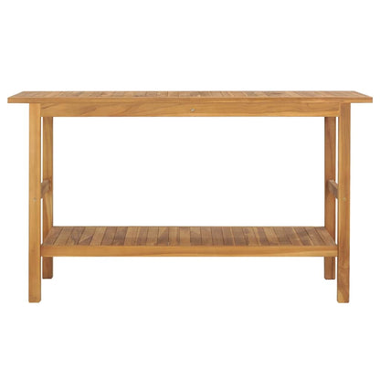 318482 vidaXL Bathroom Vanity Cabinet Solid Wood Teak 132x45x75 cm