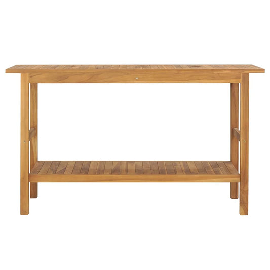 318482 vidaXL Bathroom Vanity Cabinet Solid Wood Teak 132x45x75 cm